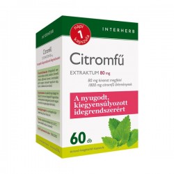 Interherb Napi 1 Citromfű 80mg Kapszula 60db