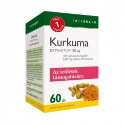 Interherb Napi 1 Kurkuma Extraktum 100mg Kapszula 60db