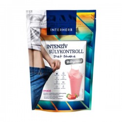 Interherb Intenzív Súlykontroll Diet Shake Kollagénnel Eper Ízű 528g