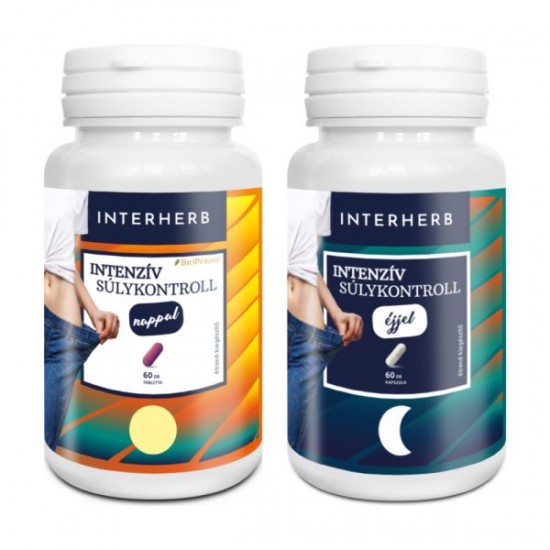 Interherb Intenzív Súlykontroll Éjjel - Nappal Kapszula 60db + Tabletta 60db