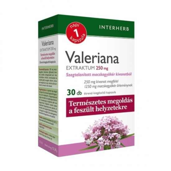 Interherb Napi 1 Valeriana Extraktum 250mg Kapszula 30db