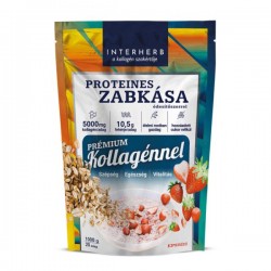 Interherb Proteines Zabkása Kollagénnel Eperízű 1000g