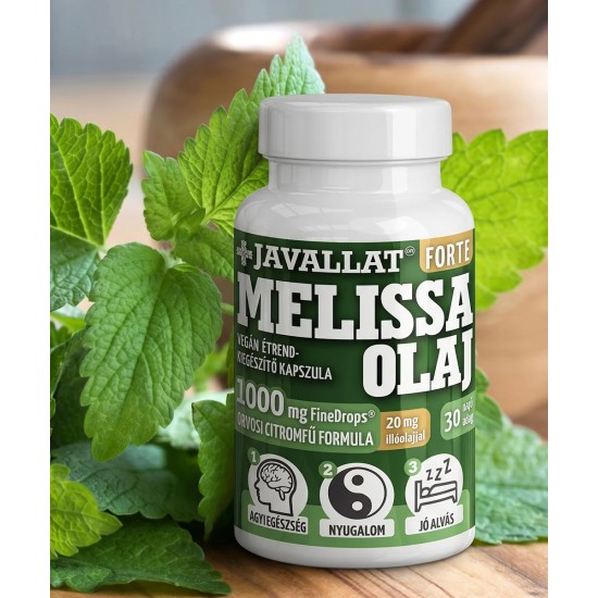 +Javallat Melissa (Orvosi Citromfű) Olaj Forte Kapszula 60db