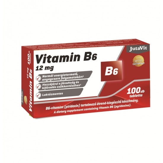 Jutavit B6 Vitamin (Pyridoxine) 12mg Tabletta 100db