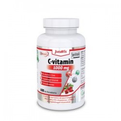 Jutavit C-Vitamin 1000mg +D3 +Csipkebogyó Kivonat Tabletta100db 