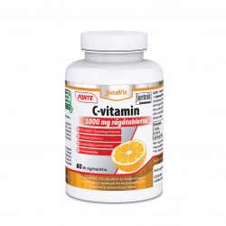 Jutavit C-vitamin 1000mg + D3 + Csipkebogyó kivonat Rágótabletta 60db