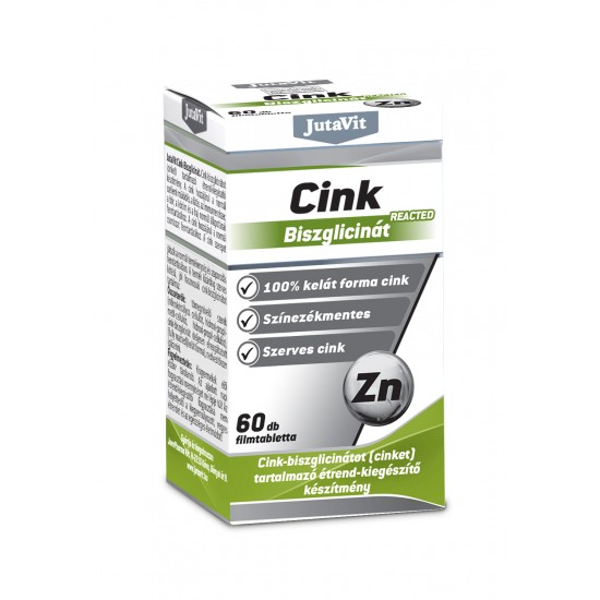 Jutavit Szerves Cink Biszglicinát 25mg Filmtabletta 60db