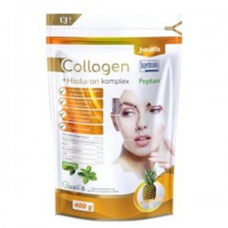 Jutavit Collagen (Kollagén) Marha + Hialuron Komplex Ananász Ízű 400g