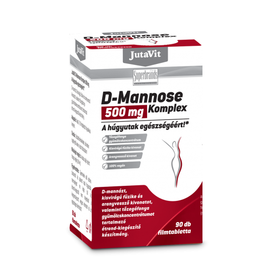 Jutavit D- Mannose Komplex 500mg Tabletta 90db