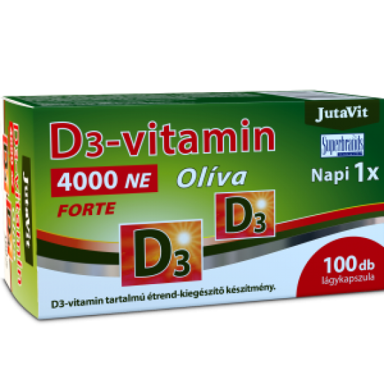 Jutavit D3 Forte 4000 NE ( 100qg ) Lágykapszula 100db
