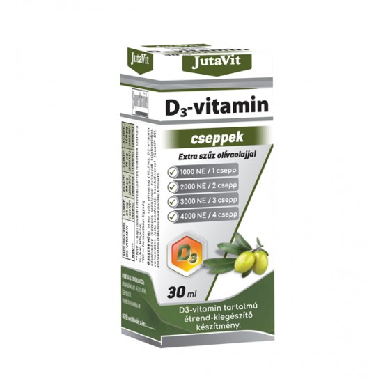 Jutavit D3-Vitamin Csepp Extra Szűz Olivaolajjal 30ml