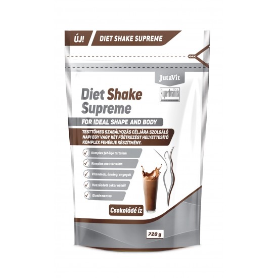 Jutavit Diet Shake Supreme Fehérje Készítmény Csokoládé Íz 720g