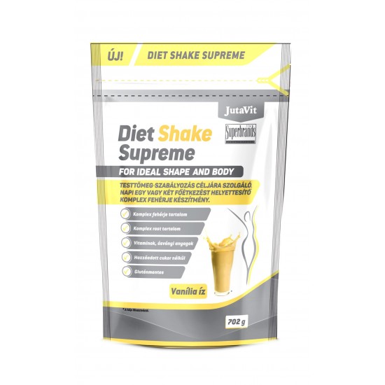 Jutavit Diet Shake Supreme Fehérje Készítmény Vanília Íz 702g