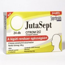 Jutavit Jutasept Szopogató Tabletta Citrom Ízű 24db