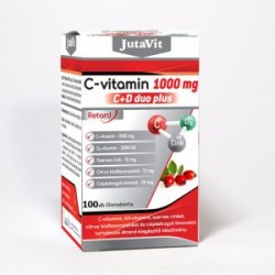 Jutavit C-Vitamin 1000mg C+D Duo Plus Filmtabletta 100db