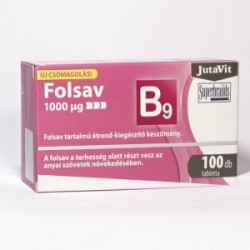Jutavit Folsav 1000 Qg B9 vitamin Tabletta 100db