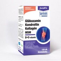 Jutavit Glükozamin- Kondroitin-Kollagén- MSM-D2 és C vitamin Filmtabletta 120db
