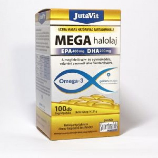 Jutavit Mega Halolaj Lágykapszula 100db