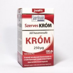 Jutavit Szerves Króm 250qg Filmtabletta 100db