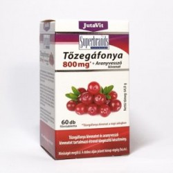 Jutavit Tőzegáfonya 800mg + Aranyvesszőfű Kivonat Tabletta 60db