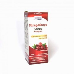 Jutavit Tőzegáfonya Szirup Komplex Aranyvessző Kivonattal + C-Vitamin 150ml