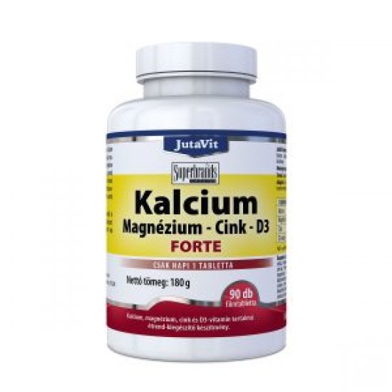 Jutavit Kalcium+Magnézium+Cink+D3 Forte Tabletta 90db