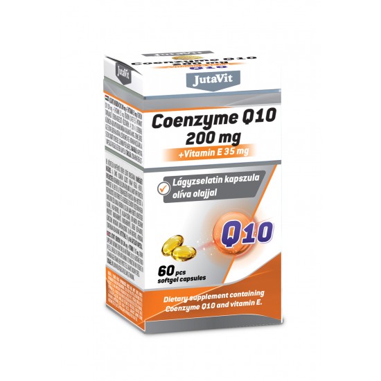Jutavit Q10 Coenzyme 200mg + E vitamin 35mg Tabletta 60 db