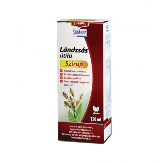 Jutavit Lándzsás Útifű Szirup 150ml