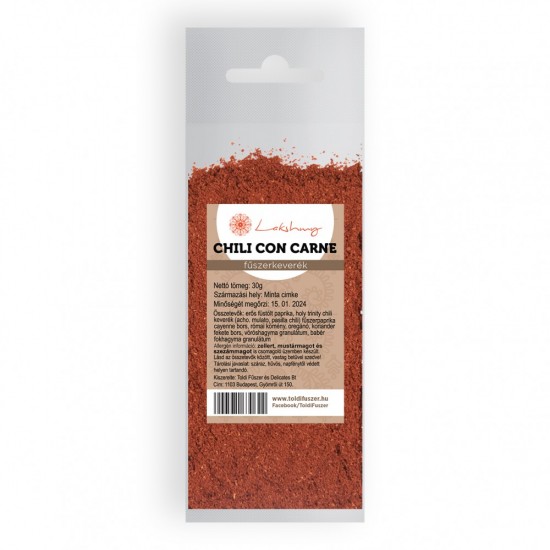 Lakshmy Chili Con Carne Fűszerkeverék 30g /Toldi/