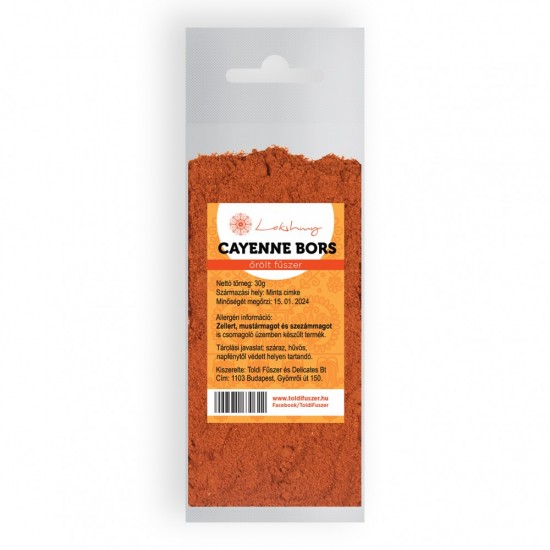 Lakshmí Cayenne Bors Őrölt 30g /Toldi/