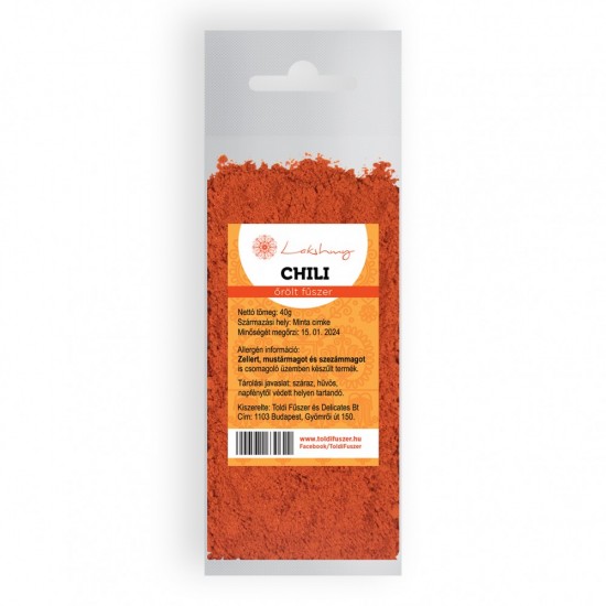 Lakshmy Chili Őrölt 40g /Toldi/