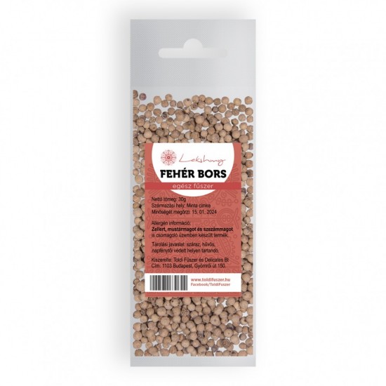 Lakshmí Fehérbors Egész 30g /Toldi/