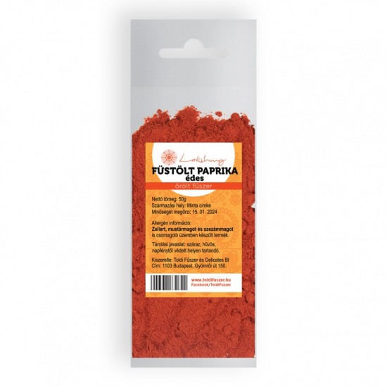Lakshmí Füstölt Édes Paprika 50 G /Toldi/
