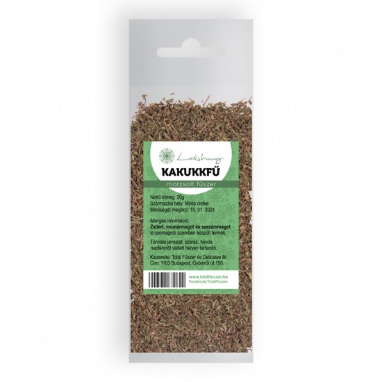 Lakshmí Kakukkfű Morzsolt 20g /Toldi/