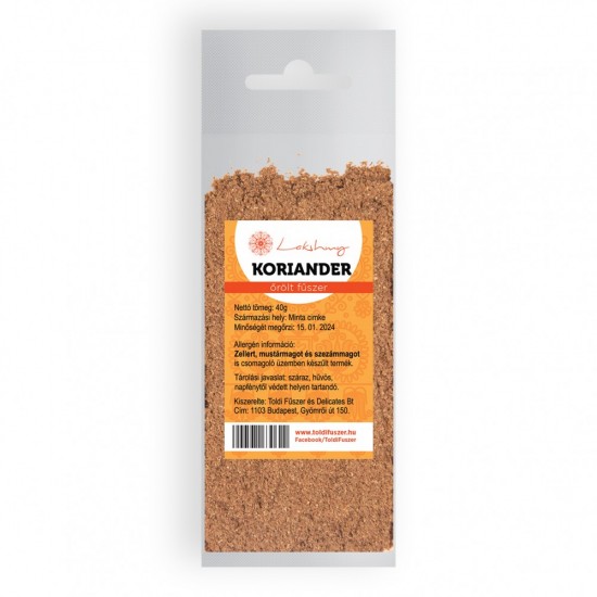 Lakshmí Koriander Őrölt 40g /Toldi/