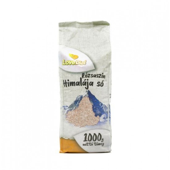 Love Diet Hmalája só Rózsaszin Finom Örlésű 1000g