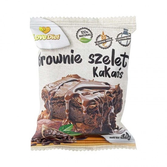 Love Diet Gluténmentes Laktózmentes Brownie Szelet Kakaós 30g