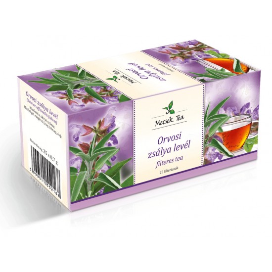 Mecsek Tea Orvosi Zsálya Levél Filteres 25db