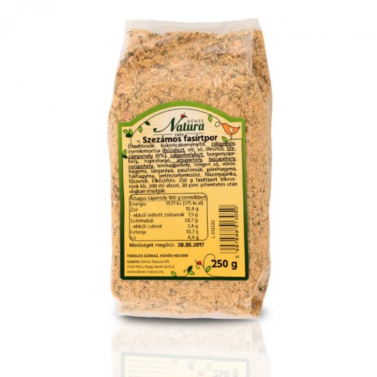 Natura Fasírtpor Szezámos 250g