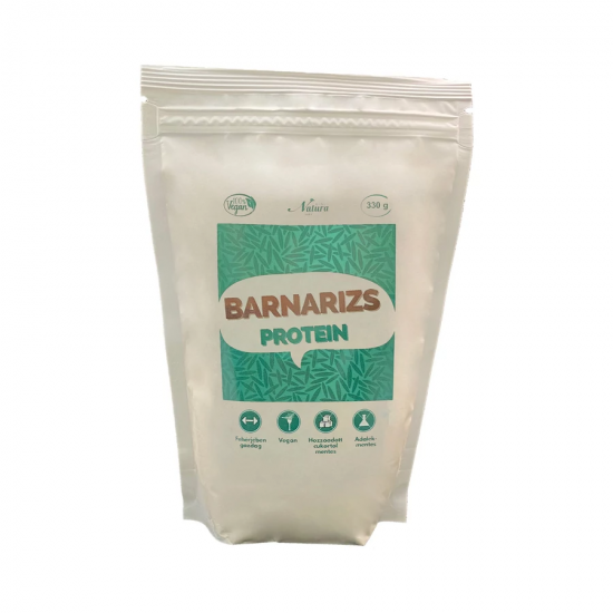 Natura Vegán Barnarizs Fehérje 330g