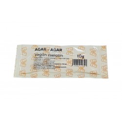 Natural Agar-Agar Vegán Zselatin Por 10g 