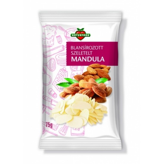 Naturfood Mandula Szeletelt 75g
