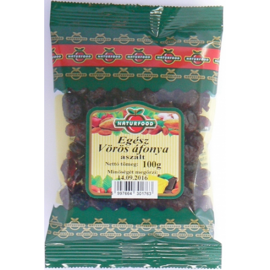 Naturfood Aszalt Vörösáfonya 100g