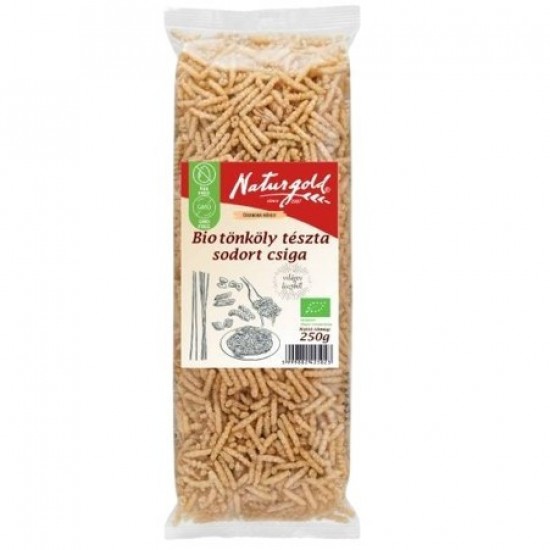 Naturgold Bio Tönköly Fehér Tészta Sodort Csiga 250g