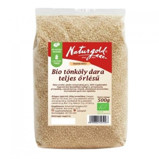 Naturgold Bio Tönkölydara Teljes Őrlésű 500g