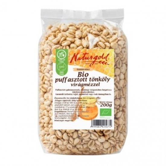 Naturgold Bio Tönköly Puffancs Mézes 200g