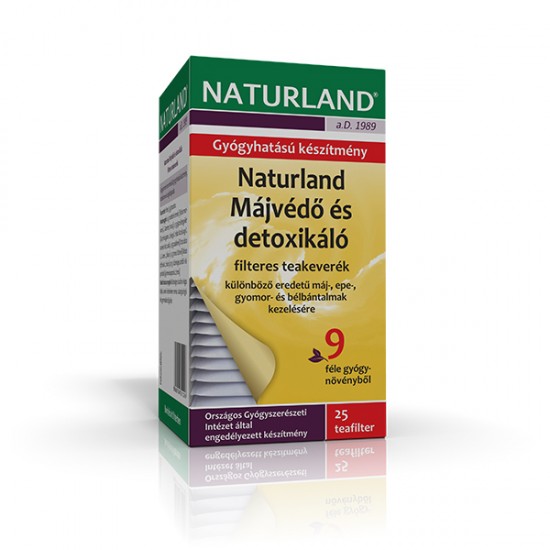 Naturland Teakeverék Májvédő És Detoxikáló Filteres 20db