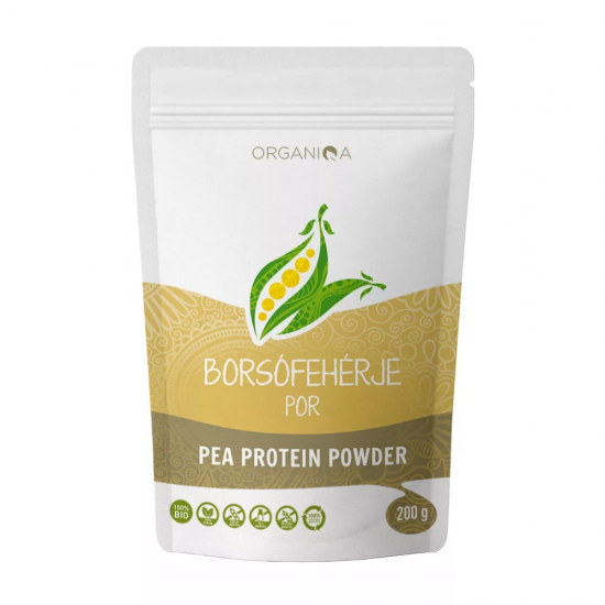 Organiqa Bio Natúr 100% Borsófehérje Por 200g