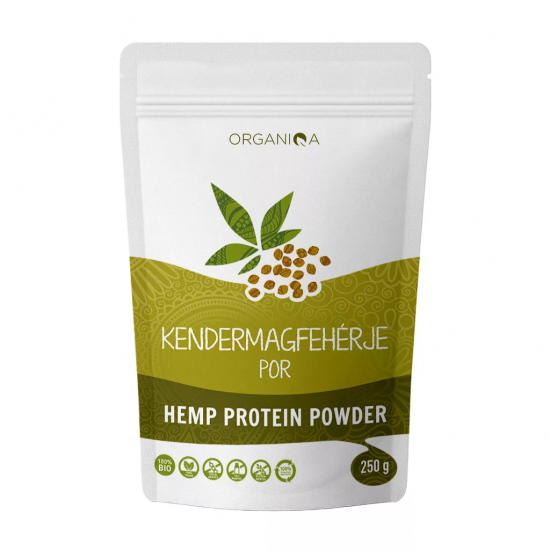 Organiqa Bio Kendermag Fehérje Por 100% 250G