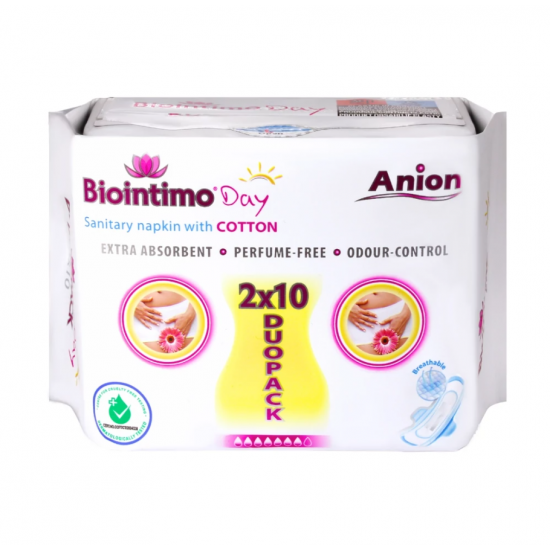 Biointimo Day Anion Parfümmentes Intimbetét 2x10db